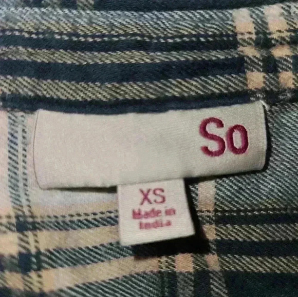 SO Womans Long Sleeve Top Size xs - Picture 10 of 10